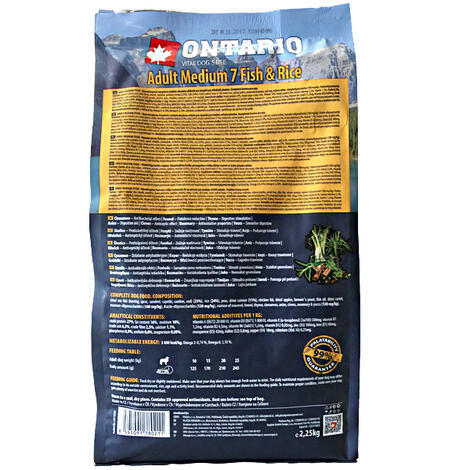 ONTARIO Adult Medium Fish & Rice - 2